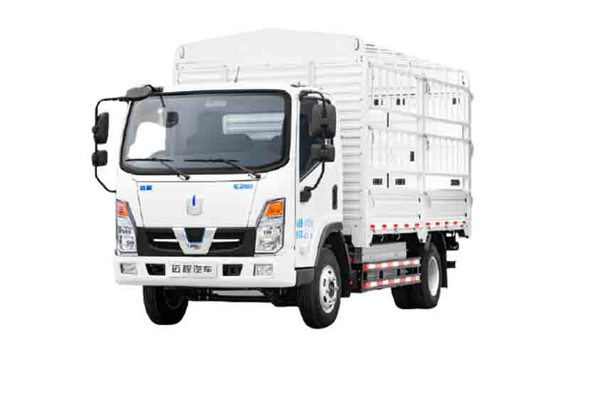吉利远程 G7E 4.5T 4.1米单排仓栅式纯电动轻卡