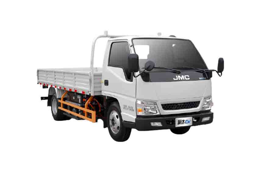 江铃 顺达窄体 4.5T 4.155米单排纯电动栏板轻卡
